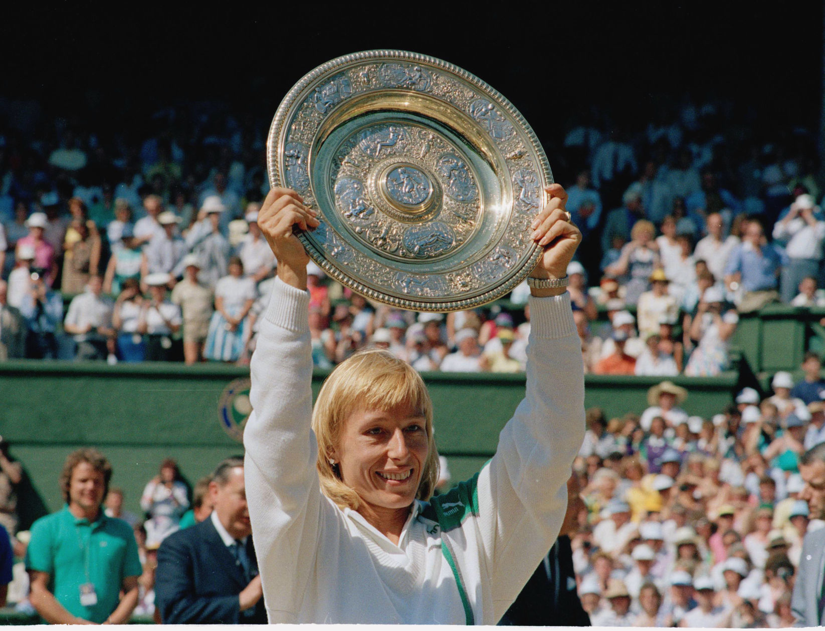 1987: Martina Navratilova wins her 8th Wimbledon singles title